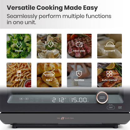 VAl CUCINA-Steam Oven Silicone Tube - Black