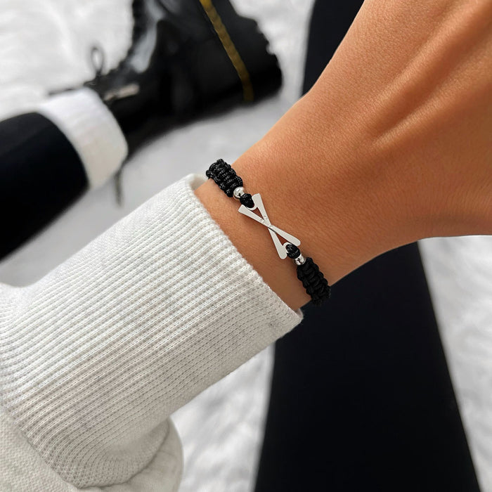 Val d'Isere Ski Braided Bracelet