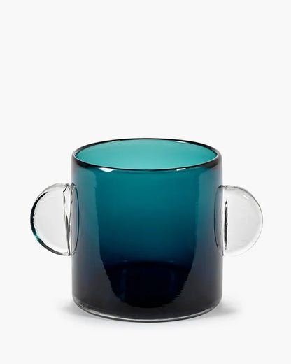 VASE DARK BLUE WIND & FIRE