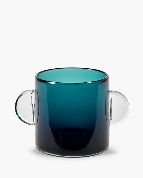 VASE DARK BLUE WIND & FIRE