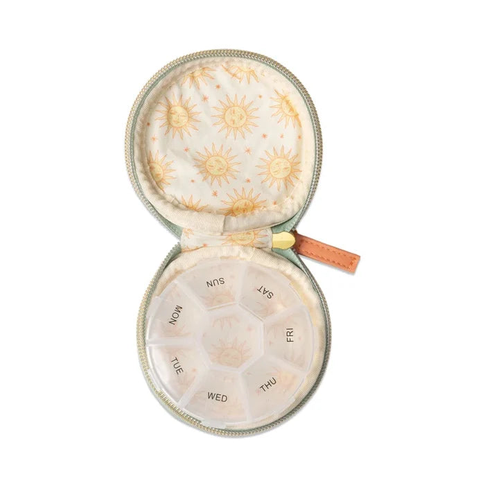 VEGAN LEATHER PILL CASE-TERRACOTASUN