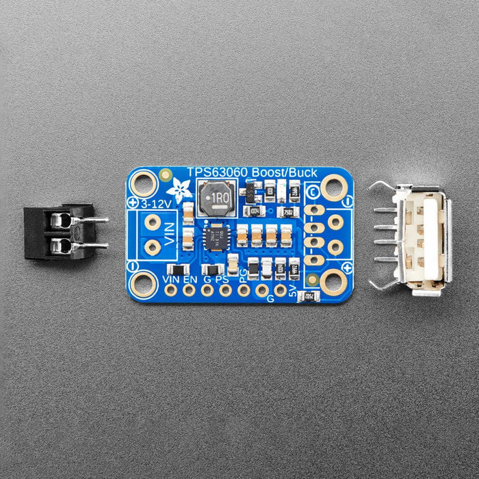 VERTER 5V USB Buck-Boost - 500mA from 3V-5V / 1000ma from 5V-12V by Adafruit - The Pi Hut