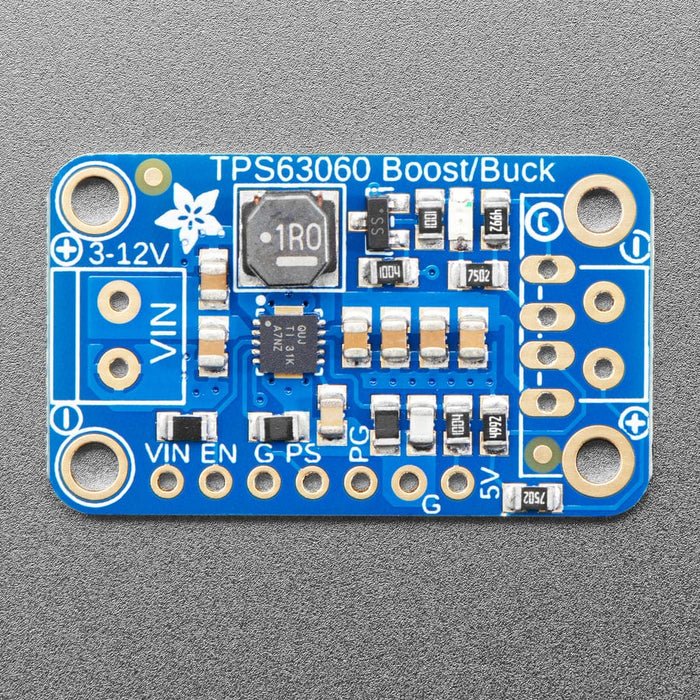 VERTER 5V USB Buck-Boost - 500mA from 3V-5V / 1000ma from 5V-12V by Adafruit - The Pi Hut