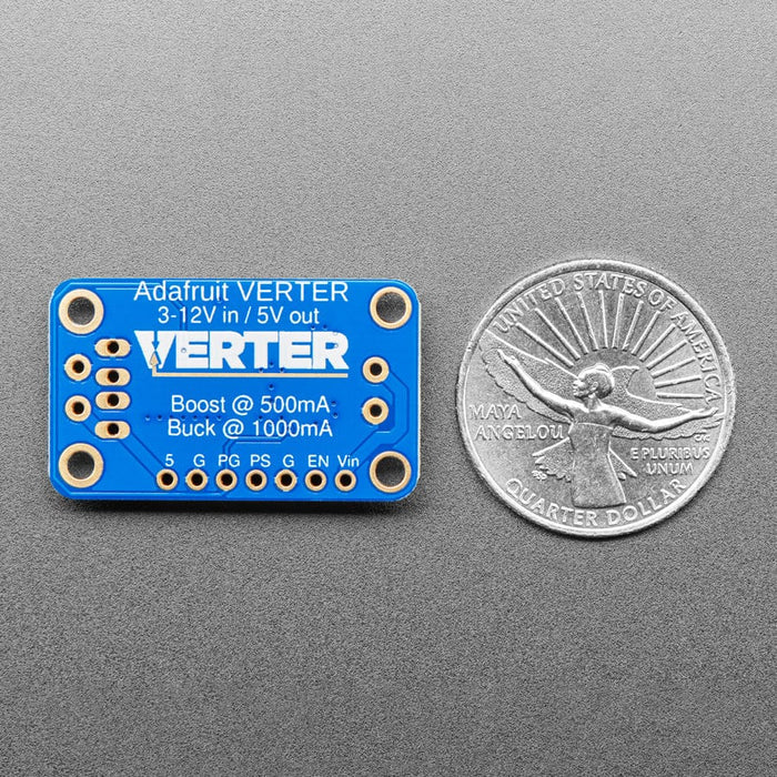 VERTER 5V USB Buck-Boost - 500mA from 3V-5V / 1000ma from 5V-12V by Adafruit - The Pi Hut