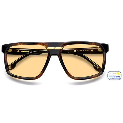 Carrera Victory C 14 Square Photochromatic Sunglasses Havana – close front view