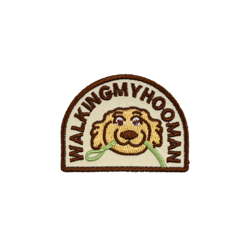 Walking my Hooman - Premium Velcro Patch