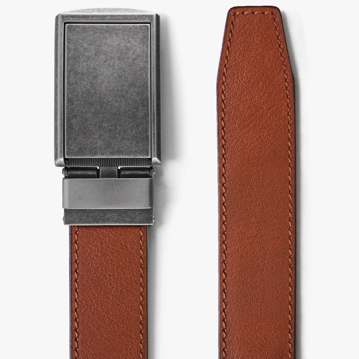Walnut Full Grain Leather Belt