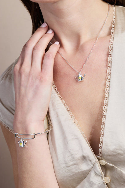 Watering Can Charm Bangle