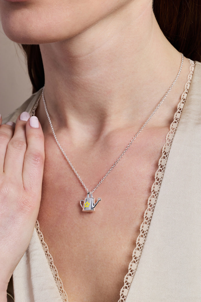 Watering Can Pendant Necklace