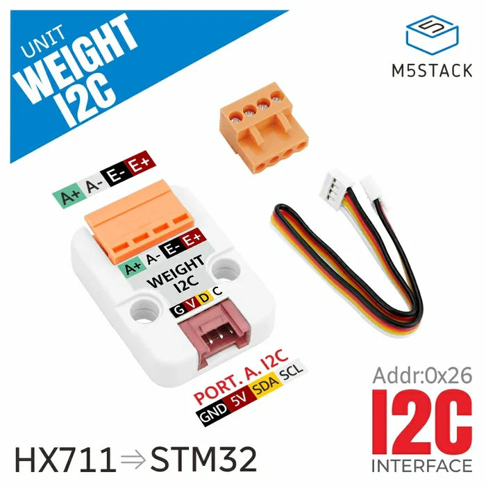 Weight I2C Unit (HX711) - m5stack-store