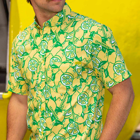 RSVLTS RSVLTS Short Sleeve Shirt When Life Gives You Lemons – KUNUFLEX Short Sleeve Shirt When Life Gives You Lemons – KUNUFLEX Short Sleeve Shirt