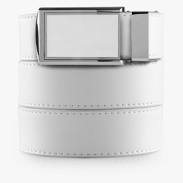 White Golf Belts - SlideBelts