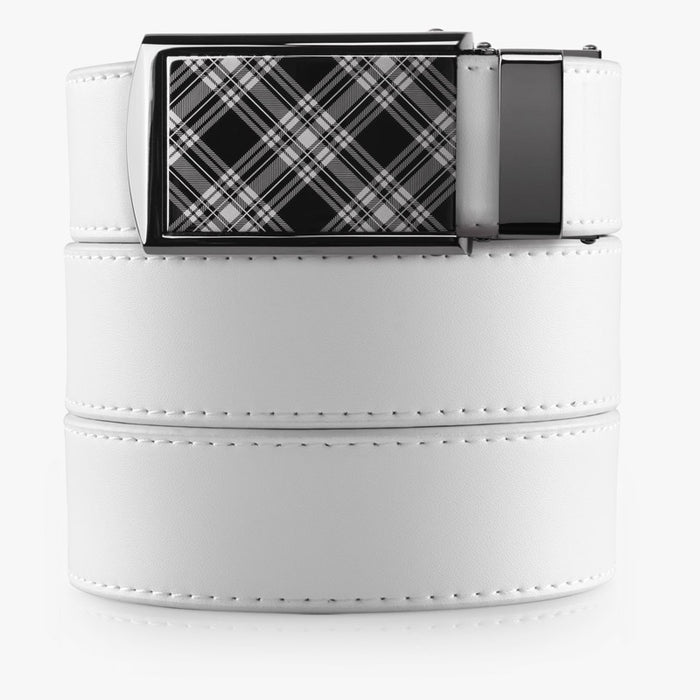 White Golf Belt