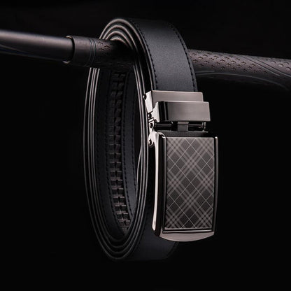 White Golf Belt