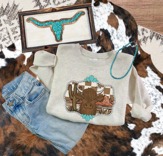 Wild West Highland Sweatshirt (Toddler/Youth)