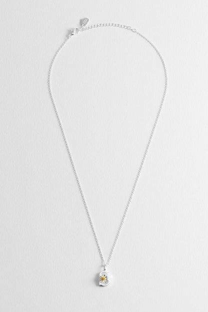 Wildflower Initial Pendant