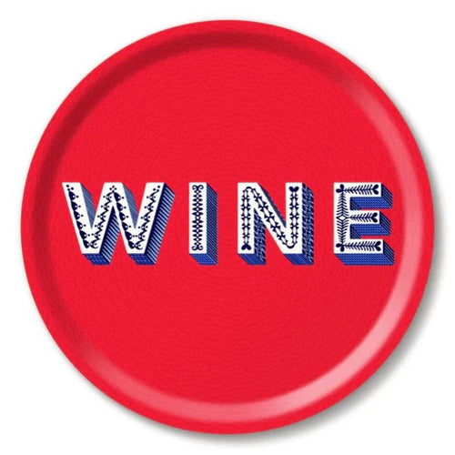 WINE TRAY RED 31CM