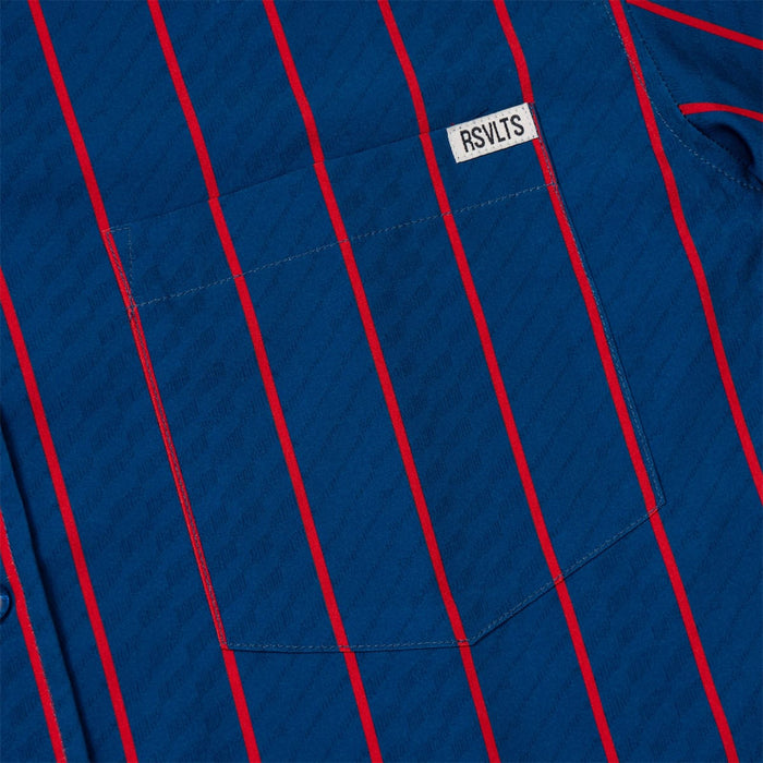 RSVLTS RSVLTS Short Sleeve Shirt Club Collection "Blue Pin"_ KUNUFLEX Short Sleeve Shirt Club Collection "Blue Pin"_ KUNUFLEX Short Sleeve Shirt