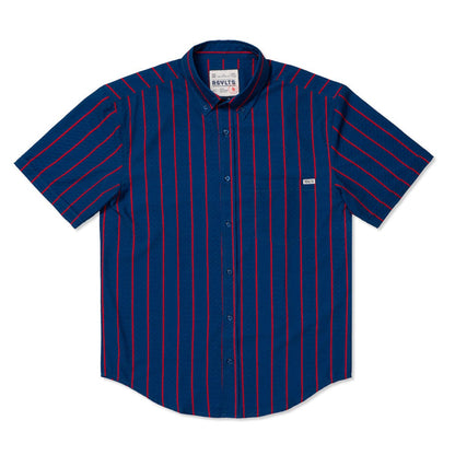 RSVLTS RSVLTS Short Sleeve Shirt Club Collection "Blue Pin"_ KUNUFLEX Short Sleeve Shirt Club Collection "Blue Pin"_ KUNUFLEX Short Sleeve Shirt