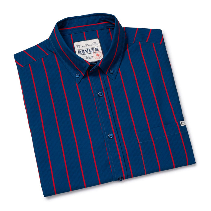 RSVLTS RSVLTS Short Sleeve Shirt Club Collection "Blue Pin"_ KUNUFLEX Short Sleeve Shirt Club Collection "Blue Pin"_ KUNUFLEX Short Sleeve Shirt