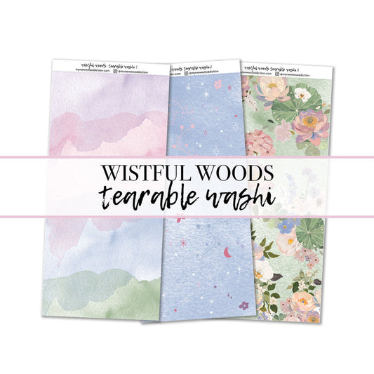 Wistful Woods Tearable Washi