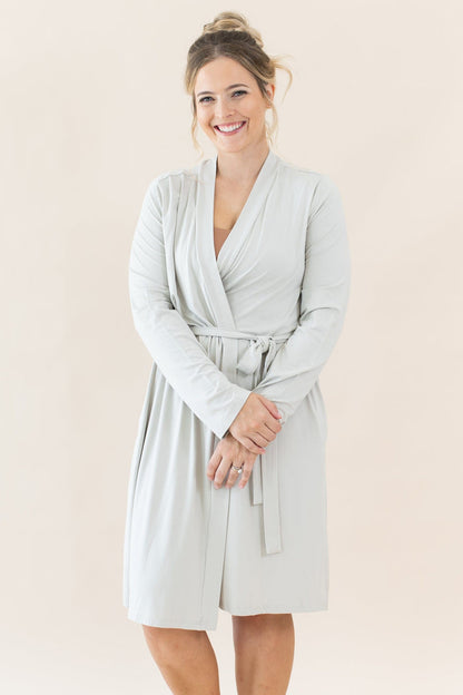 Kyte Baby Women's Lounge Robe Women’s Lounge Robe in Oat