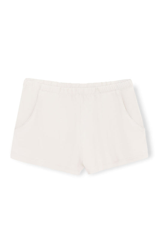 Product photo of the Women's Lounge Shorts in Oat on a white background