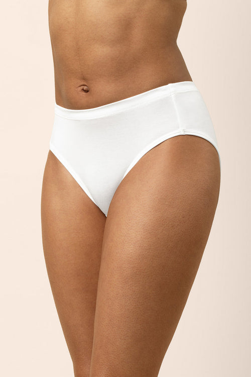 Front of the Women’s Underwear in Cloud shown on a female model