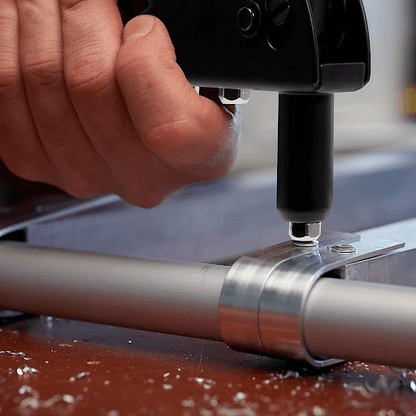 WORKSITE Heavy Duty Hand Riveter Aluminum Nut Machine Tools for Wide Application – The hand riveter is perfect for joining all kinds of plastic, metal, leather, pipe jobs and more. Ergonomic design for maximum fit and comfort Size 10 inch/254mm – WT9029B Worksite Hand Tools