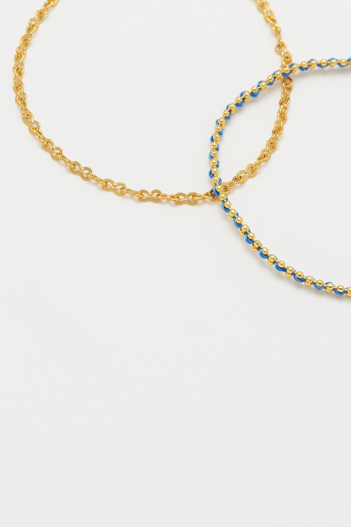 Woven Chain Bracelet Set