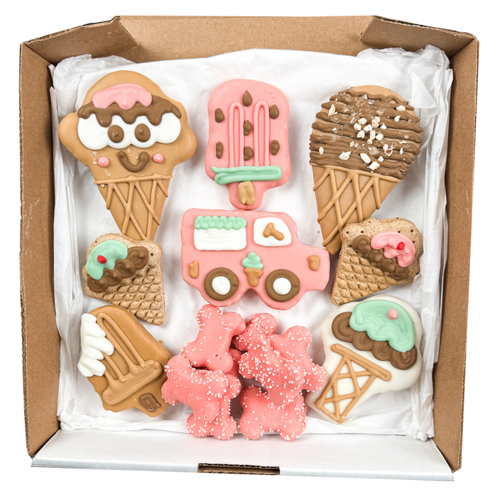Wufers Summer Ice Cream Dog Cookie Box