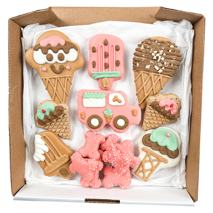 Wufers Summer Ice Cream Dog Cookie Box