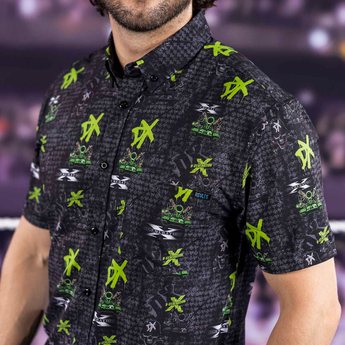 RSVLTS WWE Short Sleeve Shirt Summerslam "DX"_ KUNUFLEX Short Sleeve Shirt Summerslam "DX"_ KUNUFLEX Short Sleeve Shirt