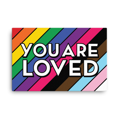 "You Are Loved" Canvas Print