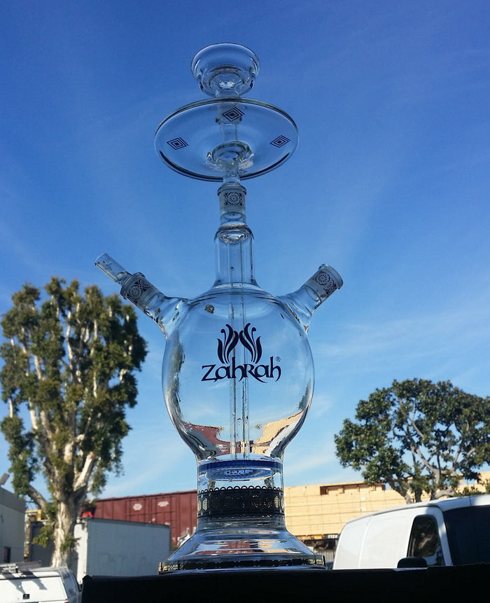 Zahrah All Glass Hookah (Z16) (Wholesale)