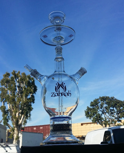 Zahrah All Glass Hookah (Z16) (Wholesale)