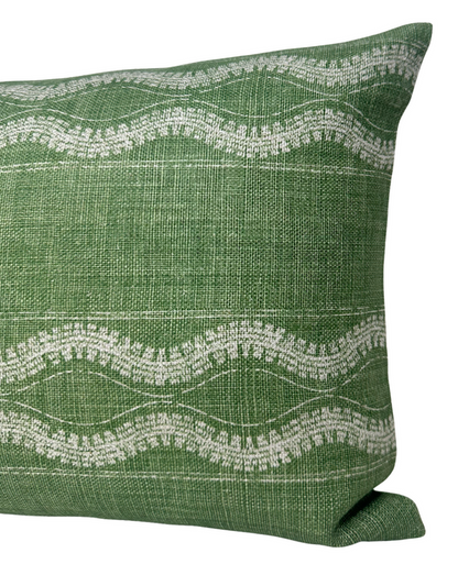 Zanzibar Pillow Cover in Green, Peter Dunham Textiles