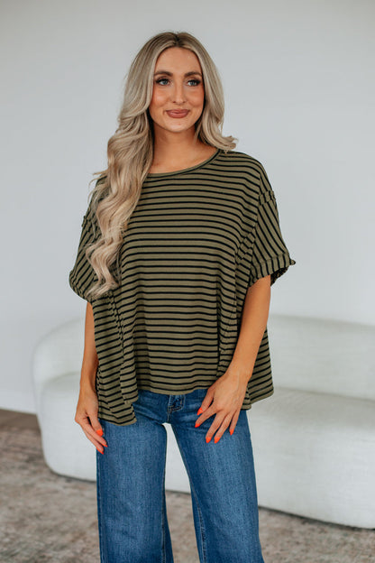 Zelie Striped Top