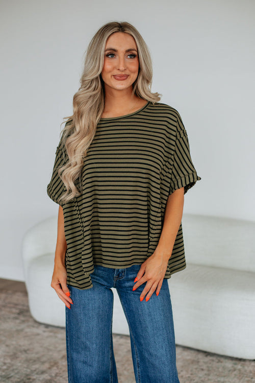 Zelie Striped Top