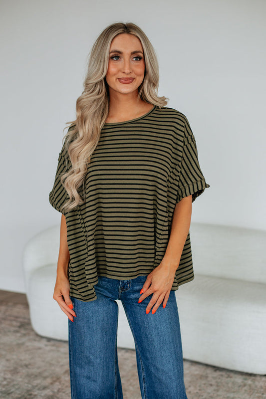 Zelie Striped Top