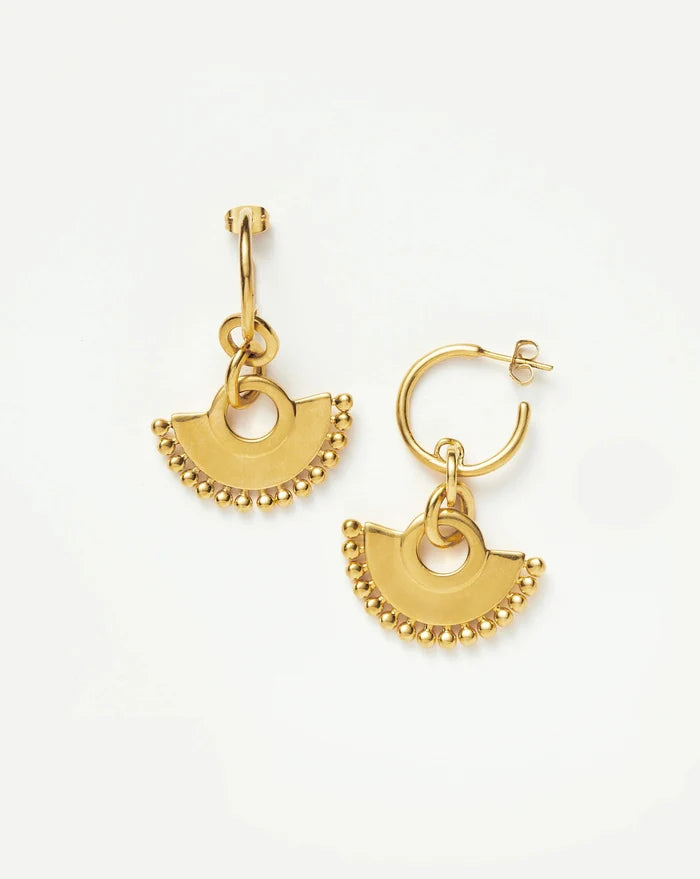 Zenyu Fan Chandelier Hoop Earrings Earrings Missoma