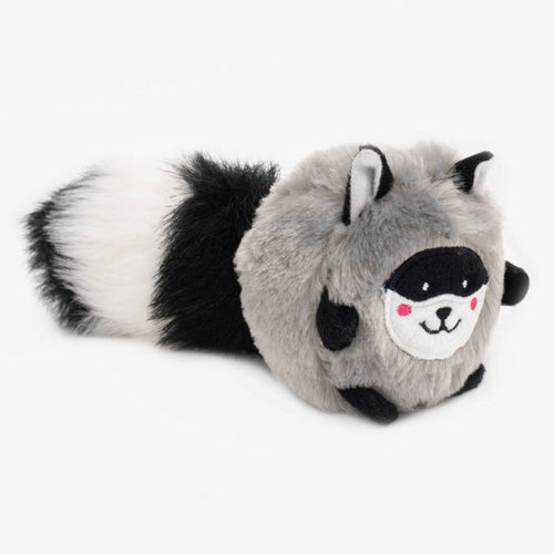 Pet Palette Distribution - ZippyPaws Bushy Throw - Raccoon - Dog.Dog.Cat.