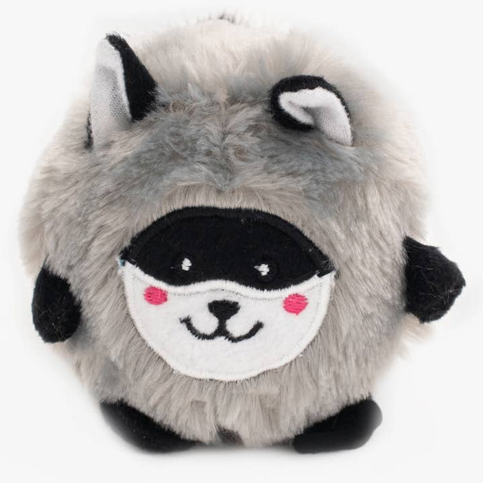 Pet Palette Distribution - ZippyPaws Bushy Throw - Raccoon - Dog.Dog.Cat.