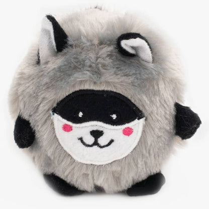 Pet Palette Distribution - ZippyPaws Bushy Throw - Raccoon - Dog.Dog.Cat.